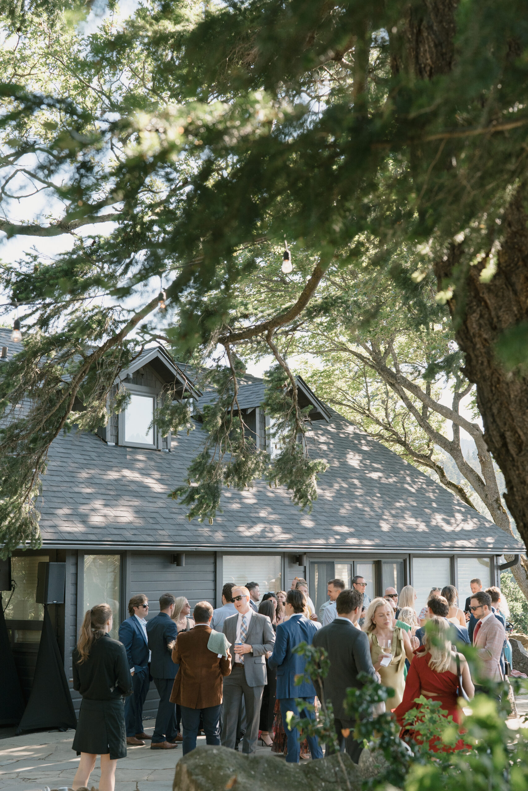 guests mingling together at The griffin house