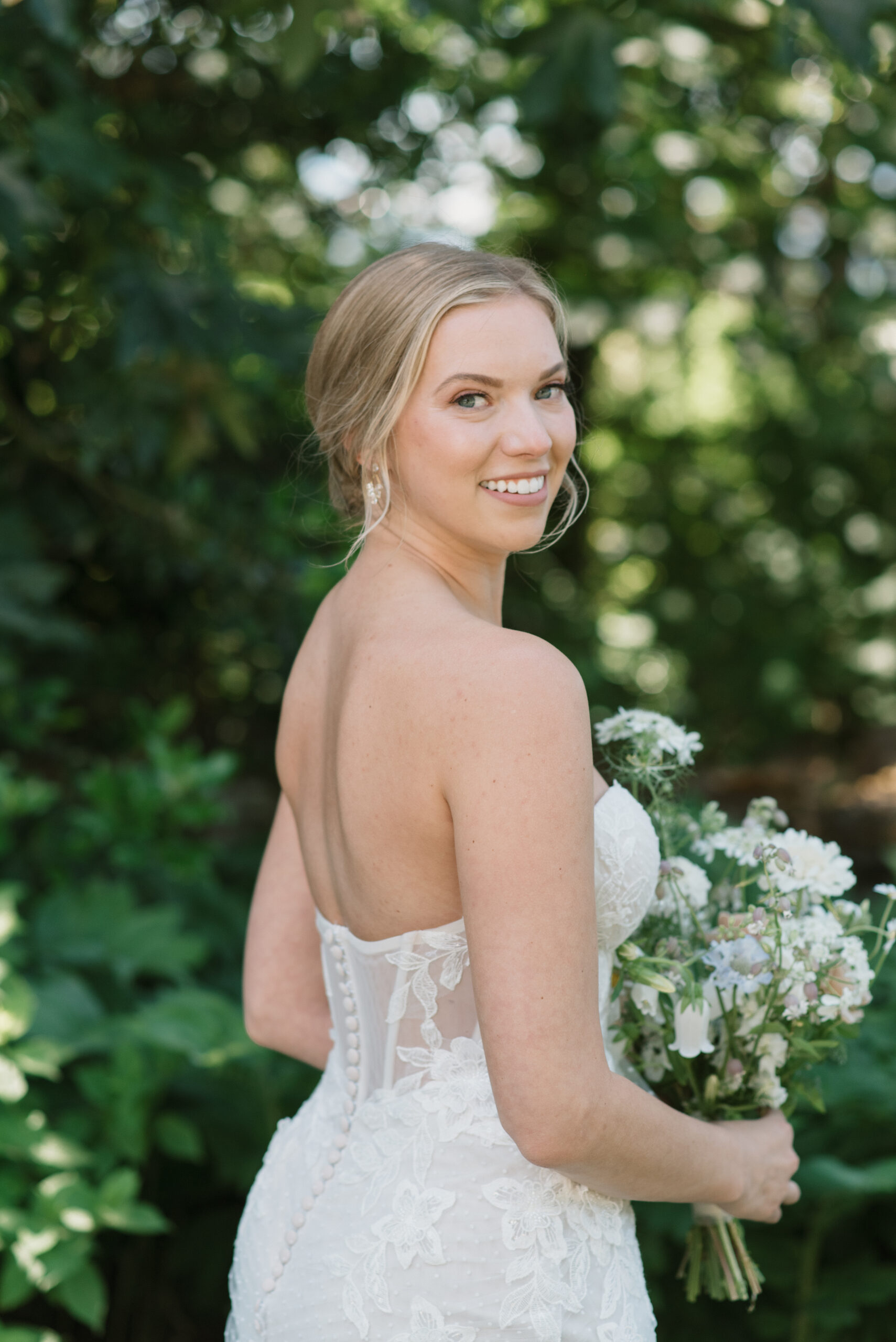 The bride's portrait