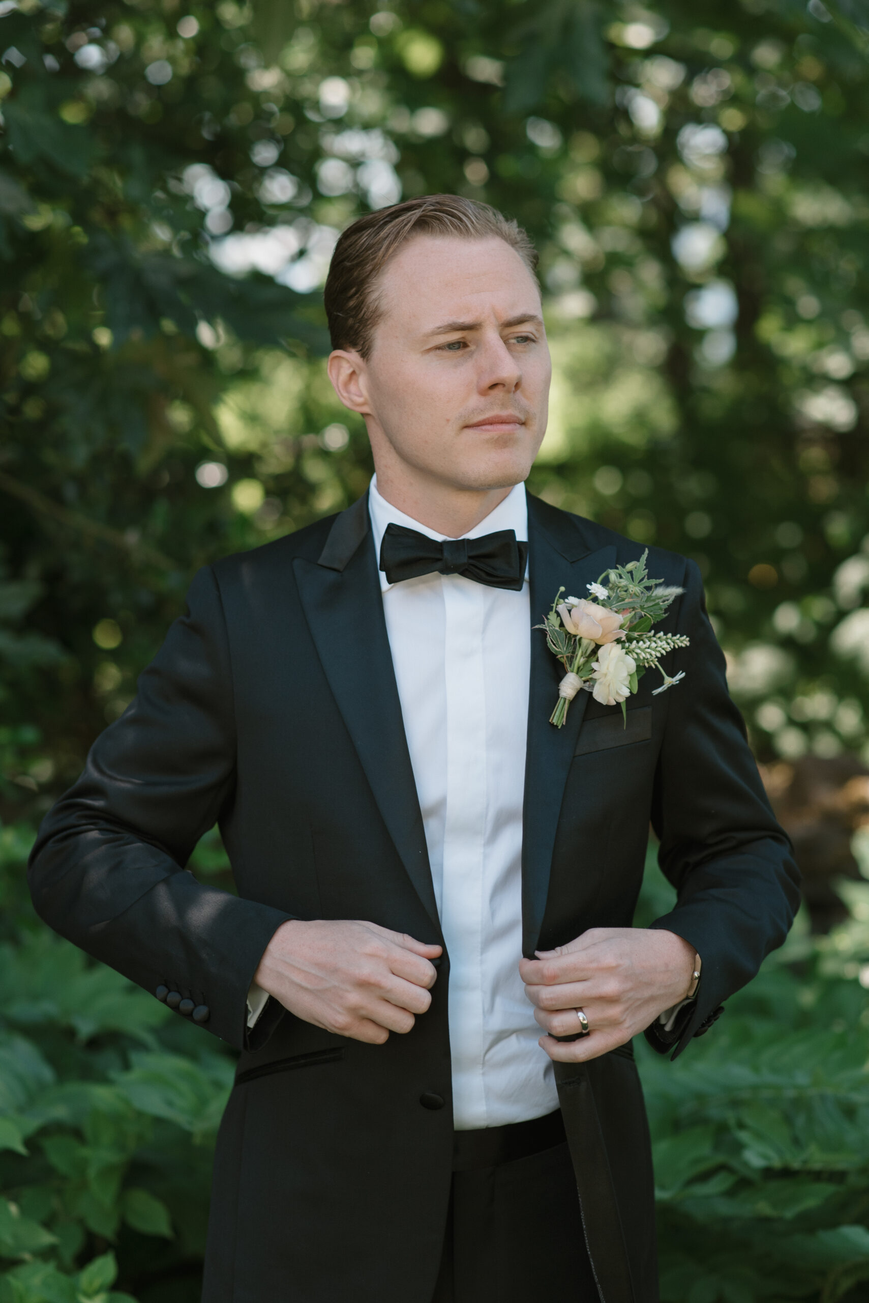 The groom's portrait