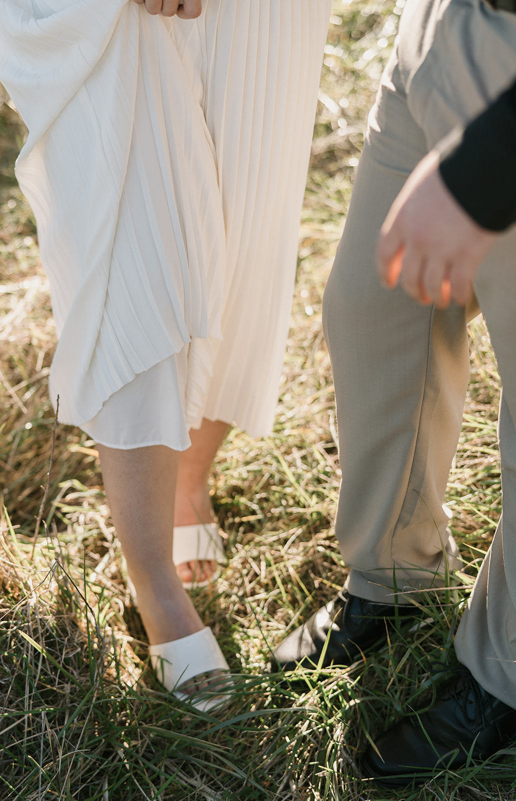 detail photos at engagement photo session